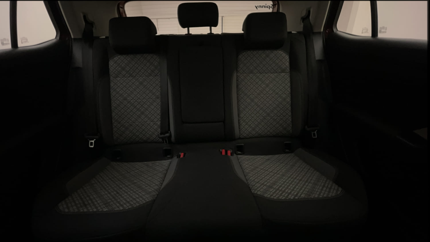 Used 2022 Volkswagen Taigun Highline 1.0 TSI MT Petrol Manual interior REAR SEAT CONDITION VIEW