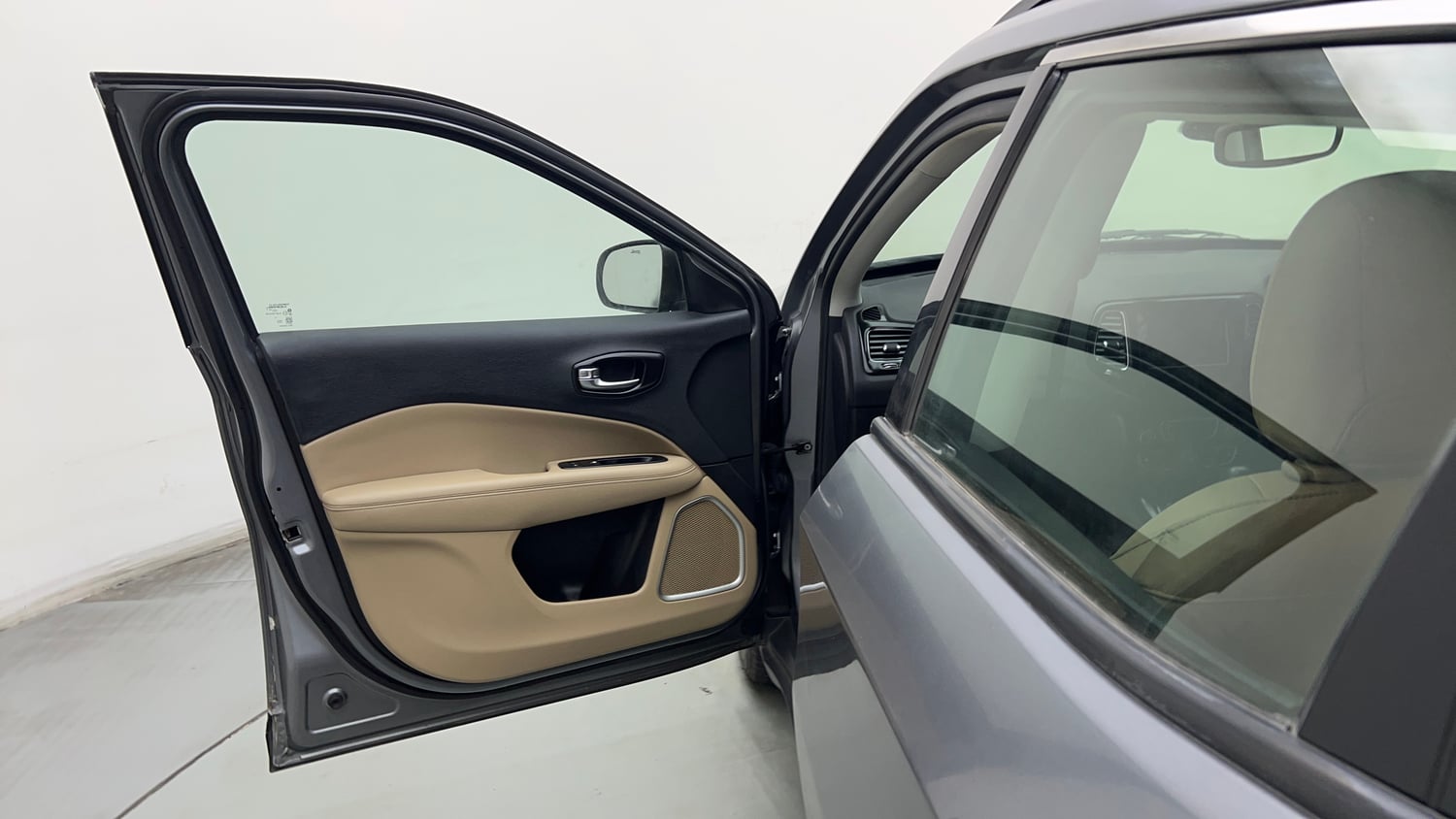 Used 2019 Jeep Compass Longitude (O) 1.4 Petrol AT Petrol Automatic interior LEFT FRONT DOOR OPEN VIEW