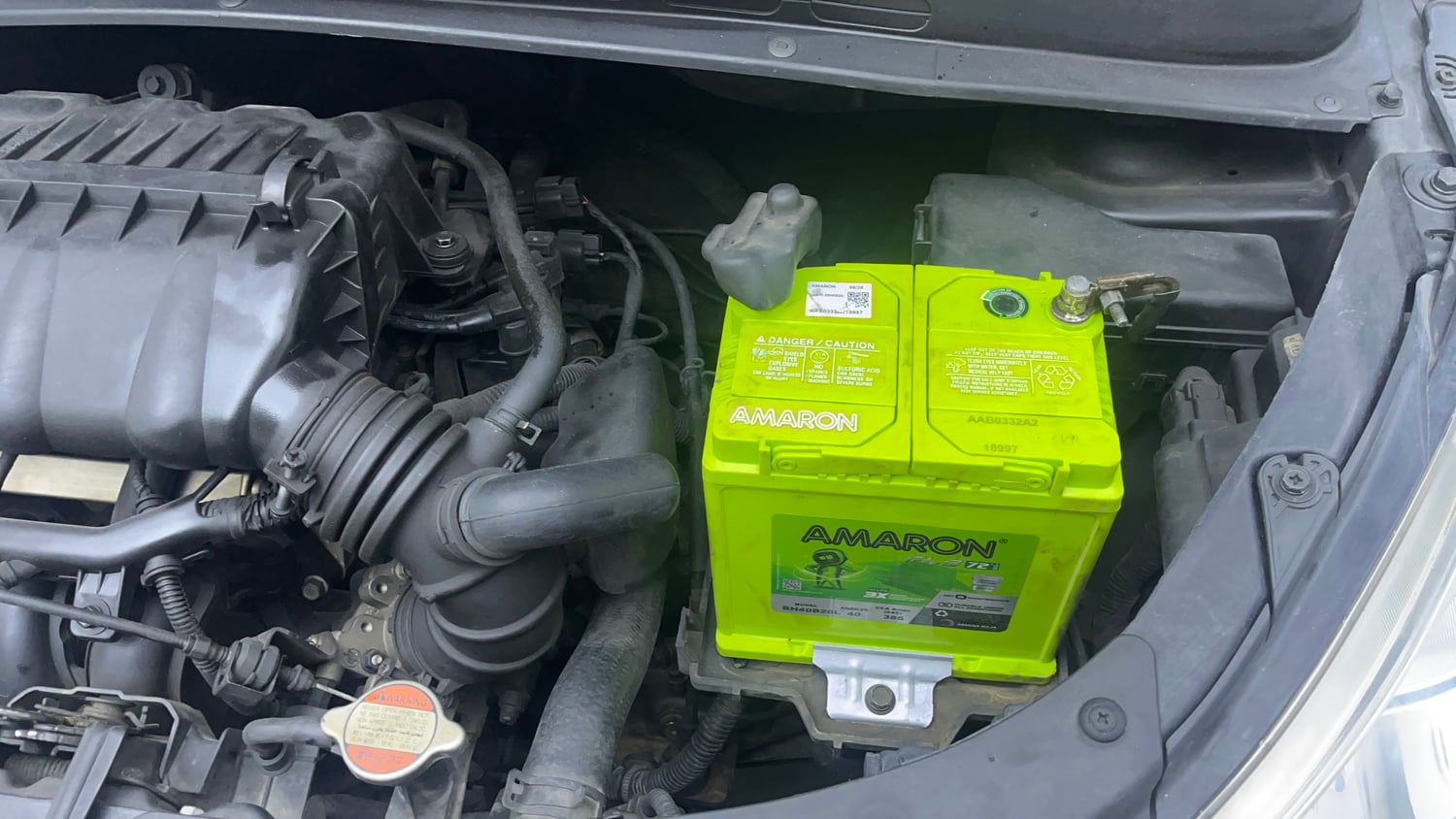 Used 2012 Hyundai i10 Sportz 1.2 Kappa2 Petrol Manual engine ENGINE LEFT SIDE VIEW