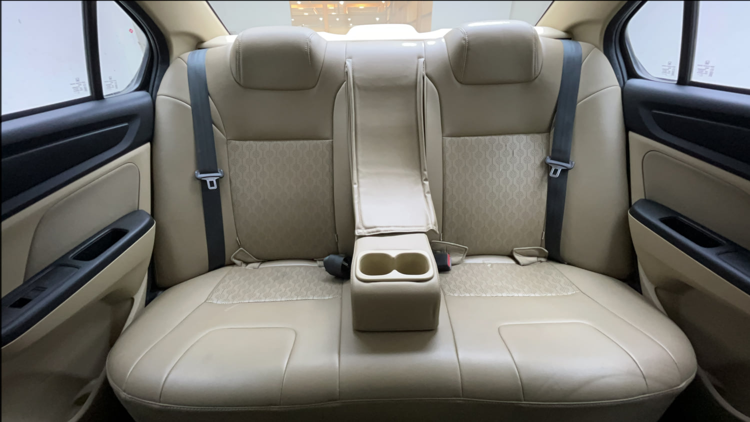 Used 2020 Honda Amaze 1.2 S MT Petrol Petrol Manual interior REAR SEAT CONDITION VIEW