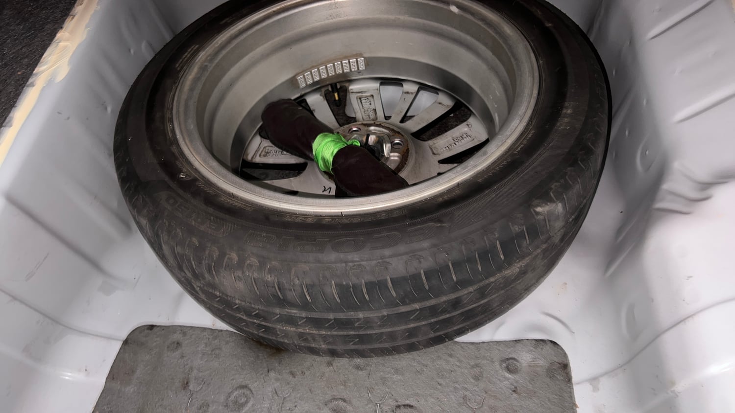 Used 2021 Honda City ZX CVT Petrol Petrol Automatic tyres SPARE TYRE VIEW