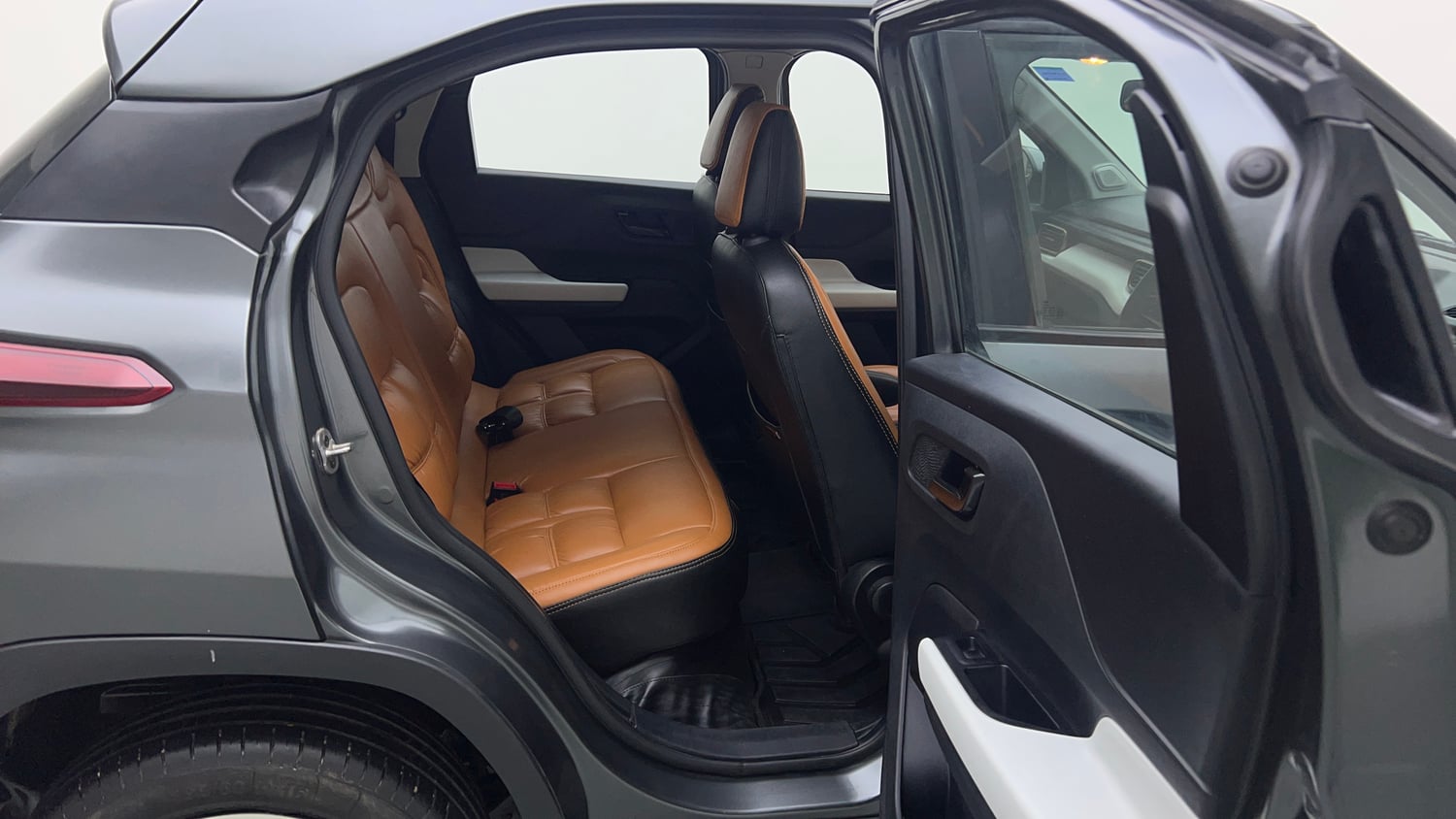 Used 2023 Tata Punch Accomplished Dazzle Pack MT Petrol Manual interior RIGHT SIDE REAR DOOR CABIN VIEW