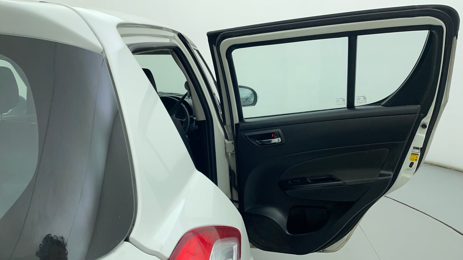 Used 2014 Maruti Suzuki Swift VXI CNG (Outside Fitted) Cng Manual interior RIGHT REAR DOOR OPEN VIEW