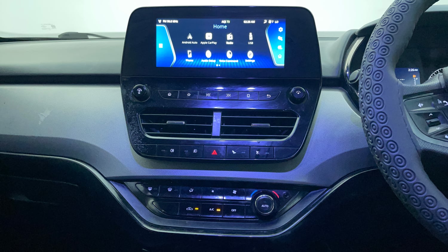 Used 2022 Tata Harrier XZ Plus Dark Edition Diesel Manual interior MUSIC SYSTEM & AC CONTROL VIEW