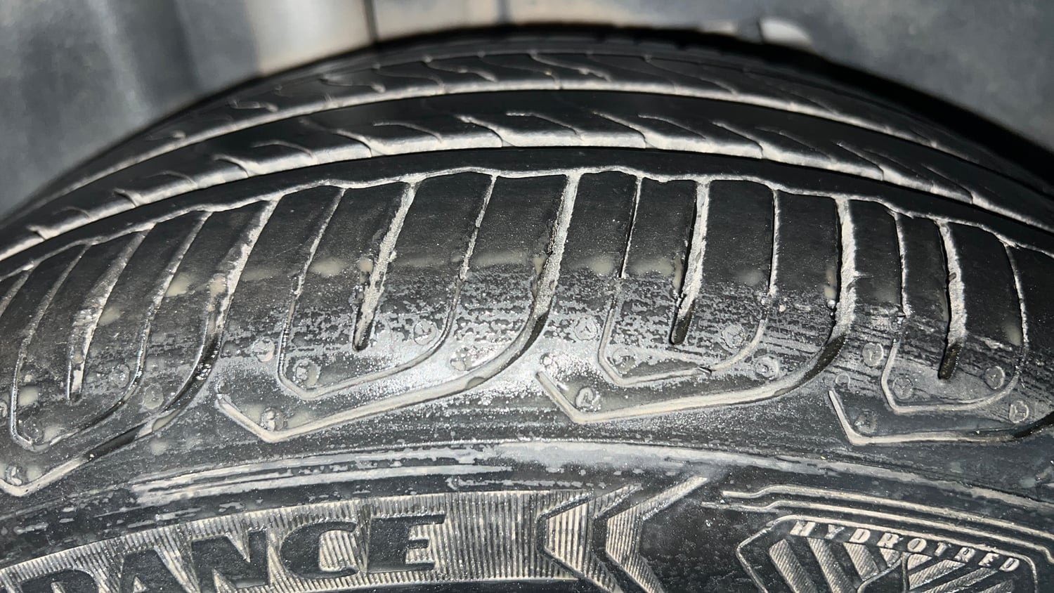 Used 2019 Ford Freestyle Titanium 1.2 Ti-VCT Petrol Manual tyres RIGHT REAR TYRE TREAD VIEW