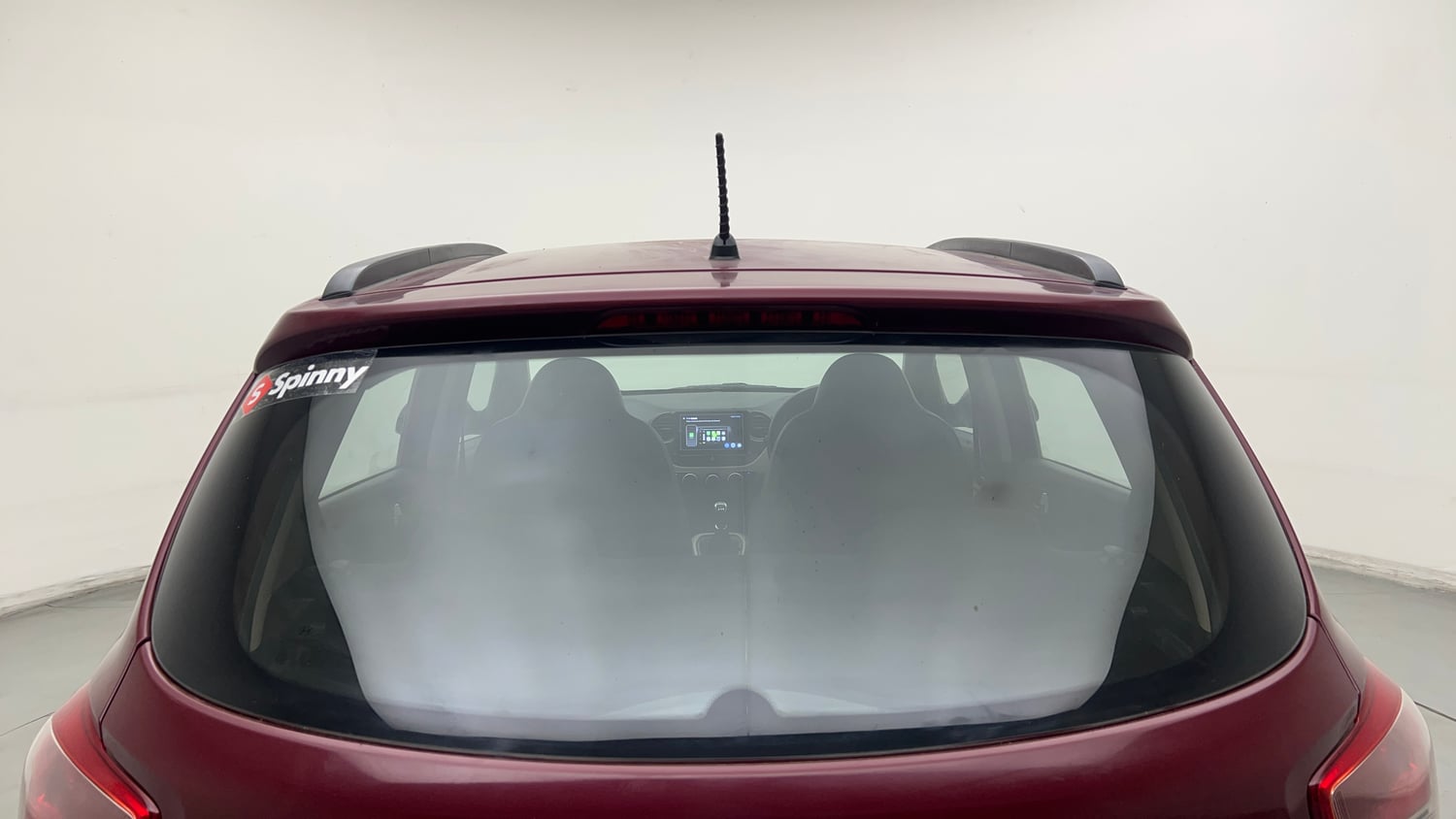 Used 2013 Hyundai Grand i10 Sportz 1.2 Kappa VTVT Petrol Manual exterior BACK WINDSHIELD VIEW