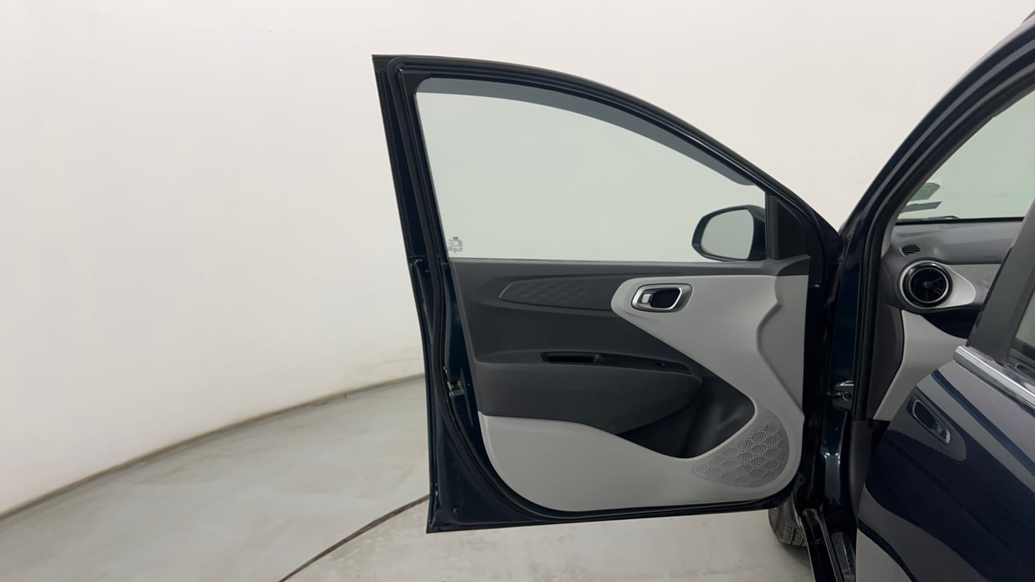 Used 2021 Hyundai Grand i10 Nios Sportz AMT 1.2 Kappa VTVT Petrol Automatic interior LEFT FRONT DOOR OPEN VIEW