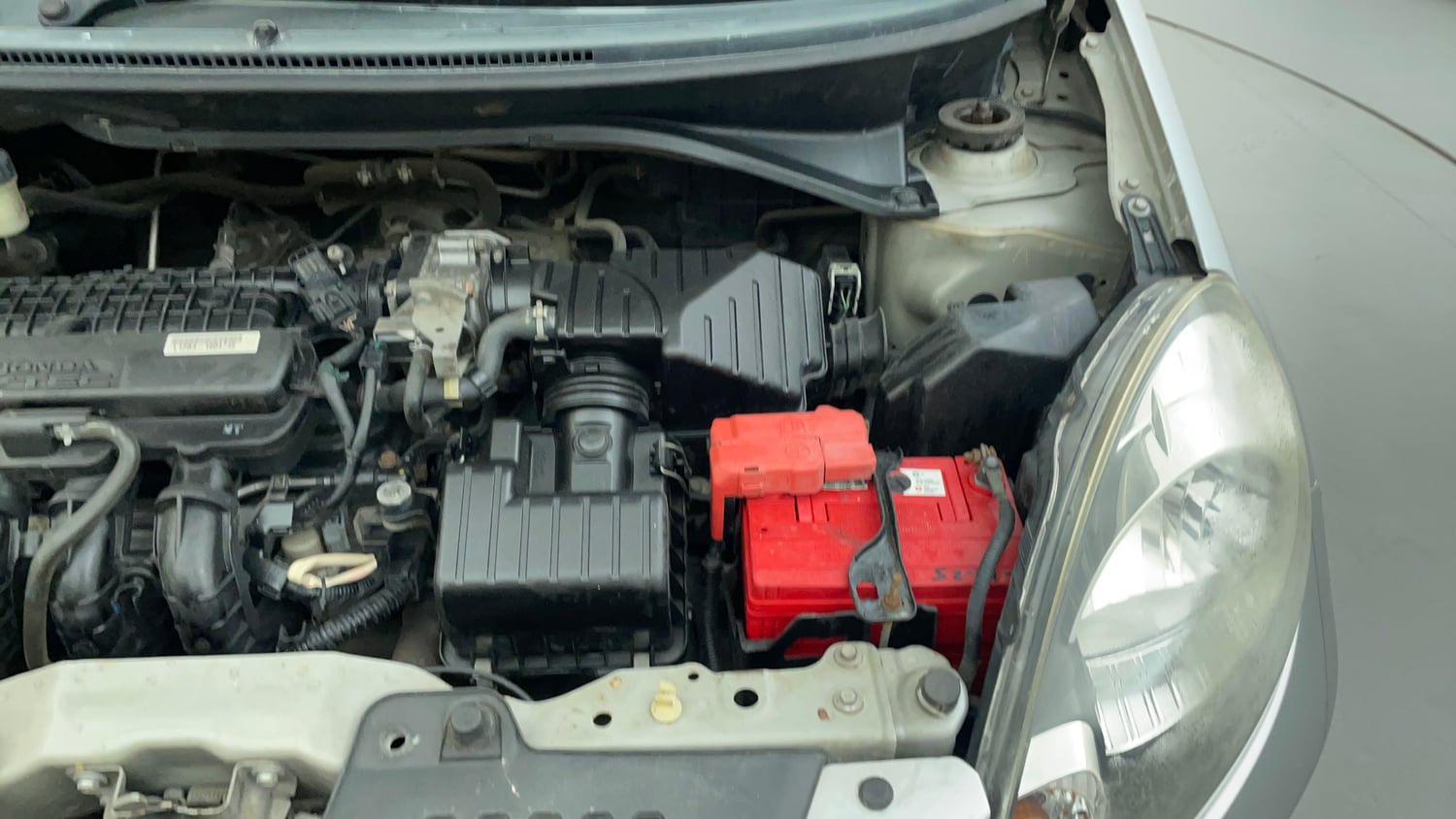 Used 2014 Honda Amaze 1.2 S i-VTEC Petrol Manual engine ENGINE LEFT SIDE VIEW