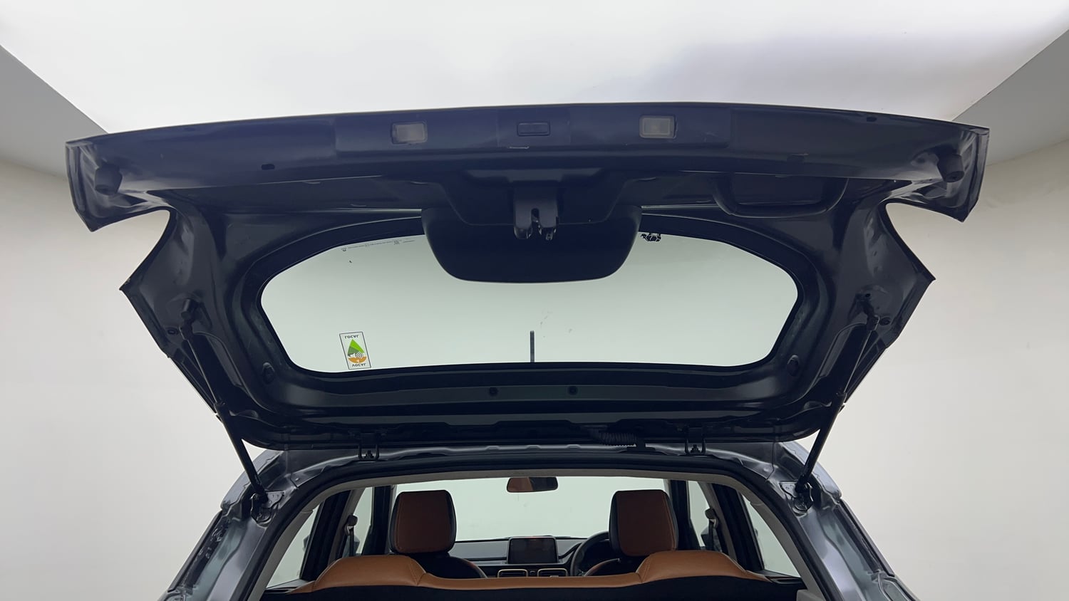 Used 2023 Tata Punch Accomplished Dazzle Pack MT Petrol Manual interior DICKY DOOR OPEN VIEW