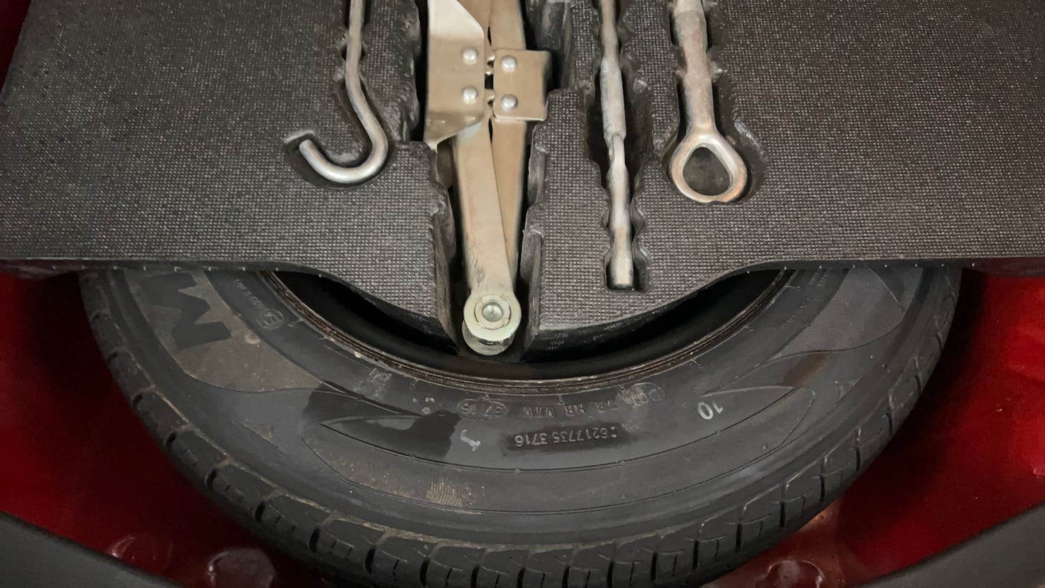 Used 2016 Honda Jazz VX Petrol Petrol Manual tyres SPARE TYRE VIEW