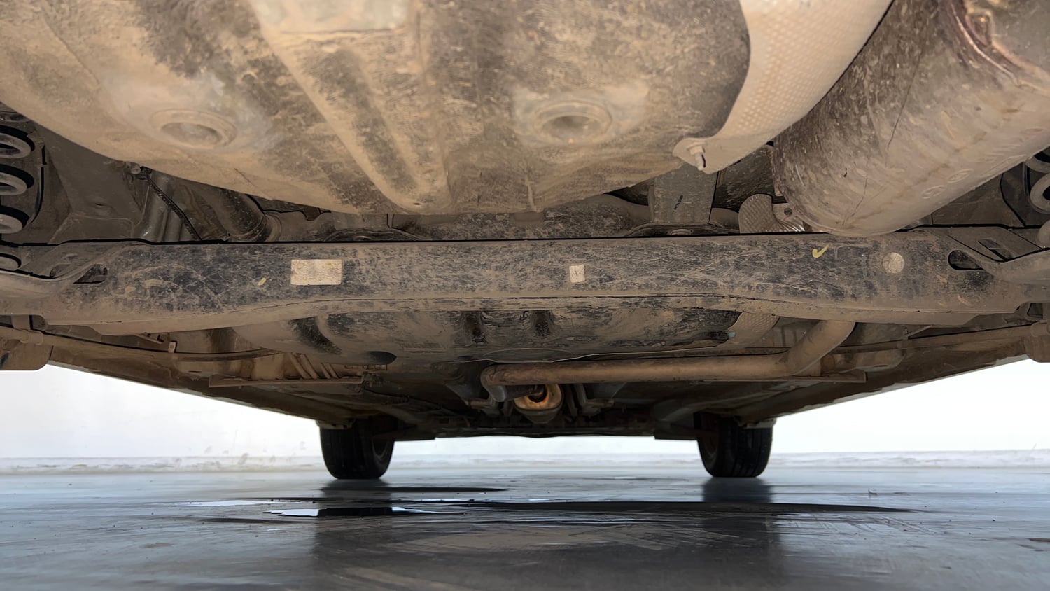 Used 2024 Hyundai New i20 Sportz 1.2 IVT Petrol Automatic extra REAR UNDERBODY VIEW (TAKEN FROM REAR)