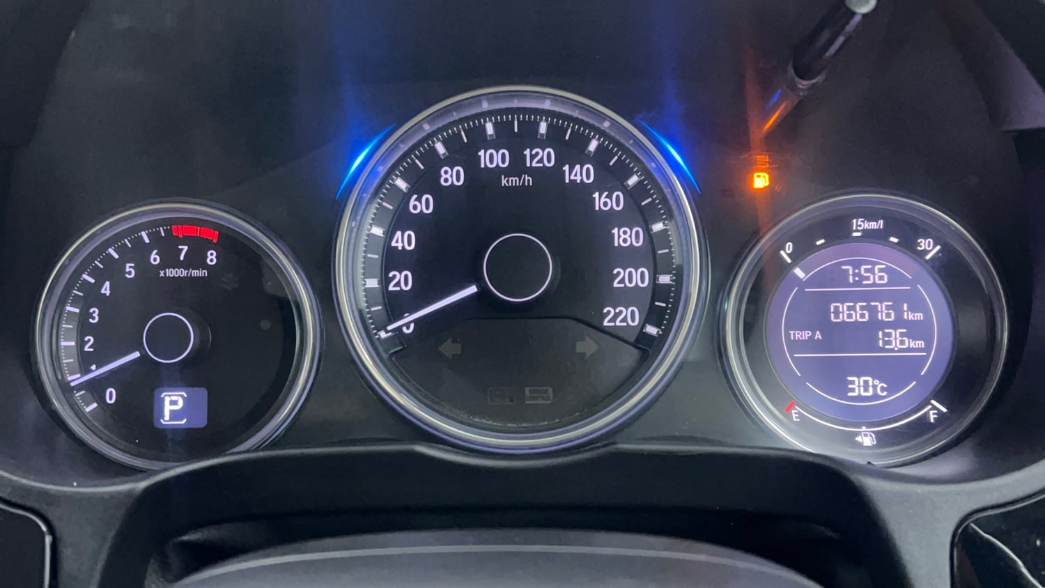 Used 2017 Honda City VX CVT Petrol Petrol Automatic interior CLUSTERMETER VIEW