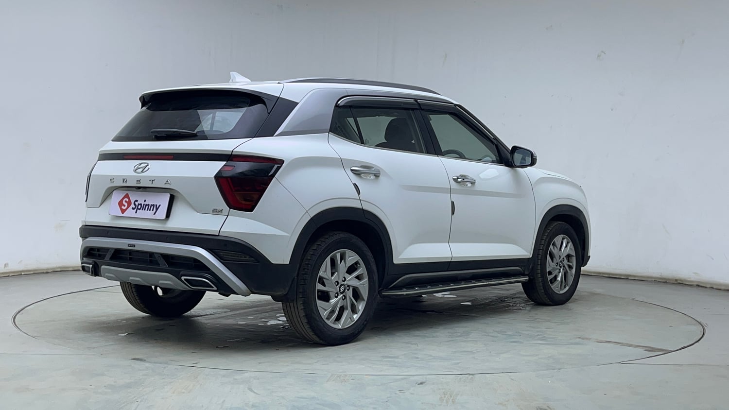 Used 2023 Hyundai Creta SX 1.5 Petrol Petrol Manual exterior RIGHT REAR CORNER VIEW