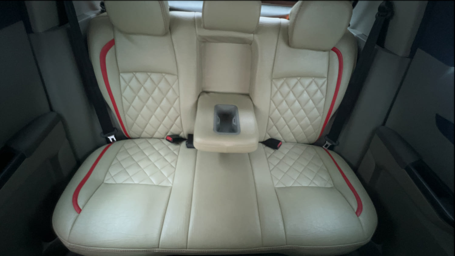 Used 2016 Mahindra KUV100 K6+ 6 STR Petrol Manual interior REAR SEAT CONDITION VIEW