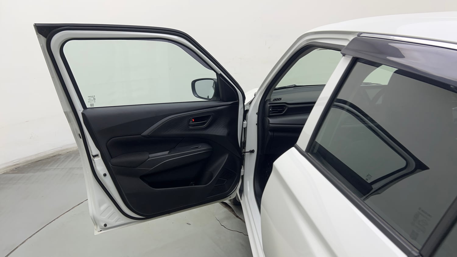 Used 2026 Maruti Suzuki Swift LXi Petrol Manual interior LEFT FRONT DOOR OPEN VIEW