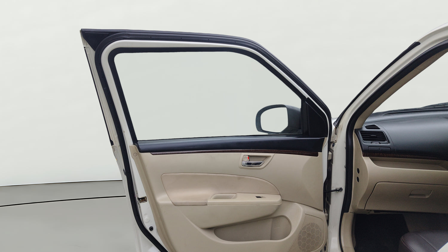 Used 2014 Maruti Suzuki Swift Dzire VXI Petrol Manual interior LEFT FRONT DOOR OPEN VIEW