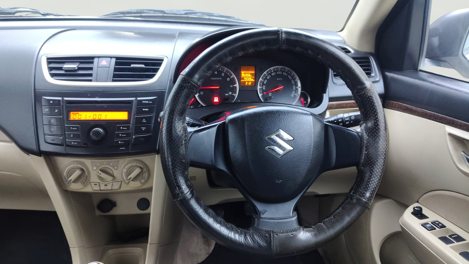Used 2014 Maruti Suzuki Swift Dzire VXI Petrol Manual interior STEERING VIEW