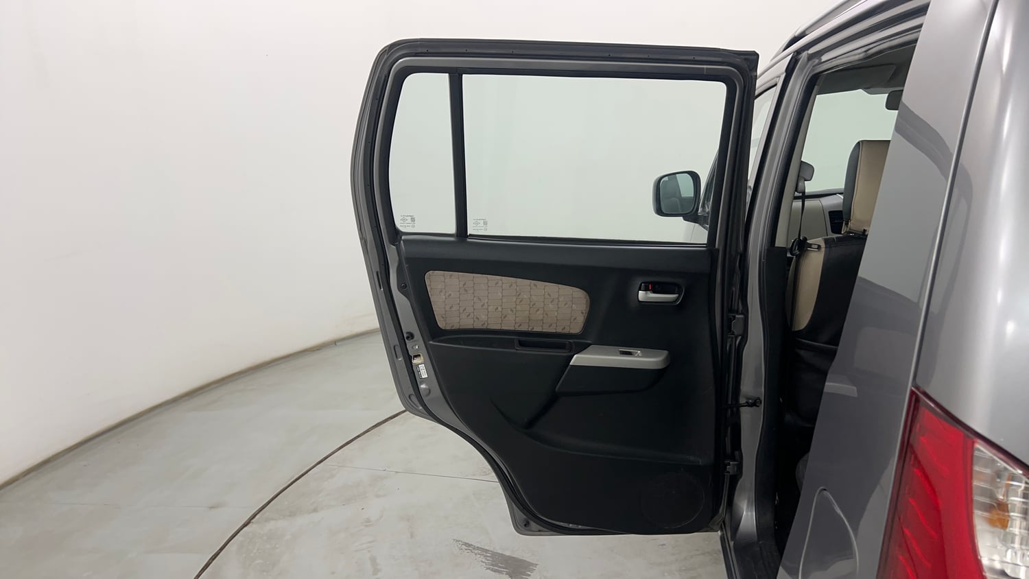 Used 2013 Maruti Suzuki Wagon R VXI Petrol Manual interior LEFT REAR DOOR OPEN VIEW