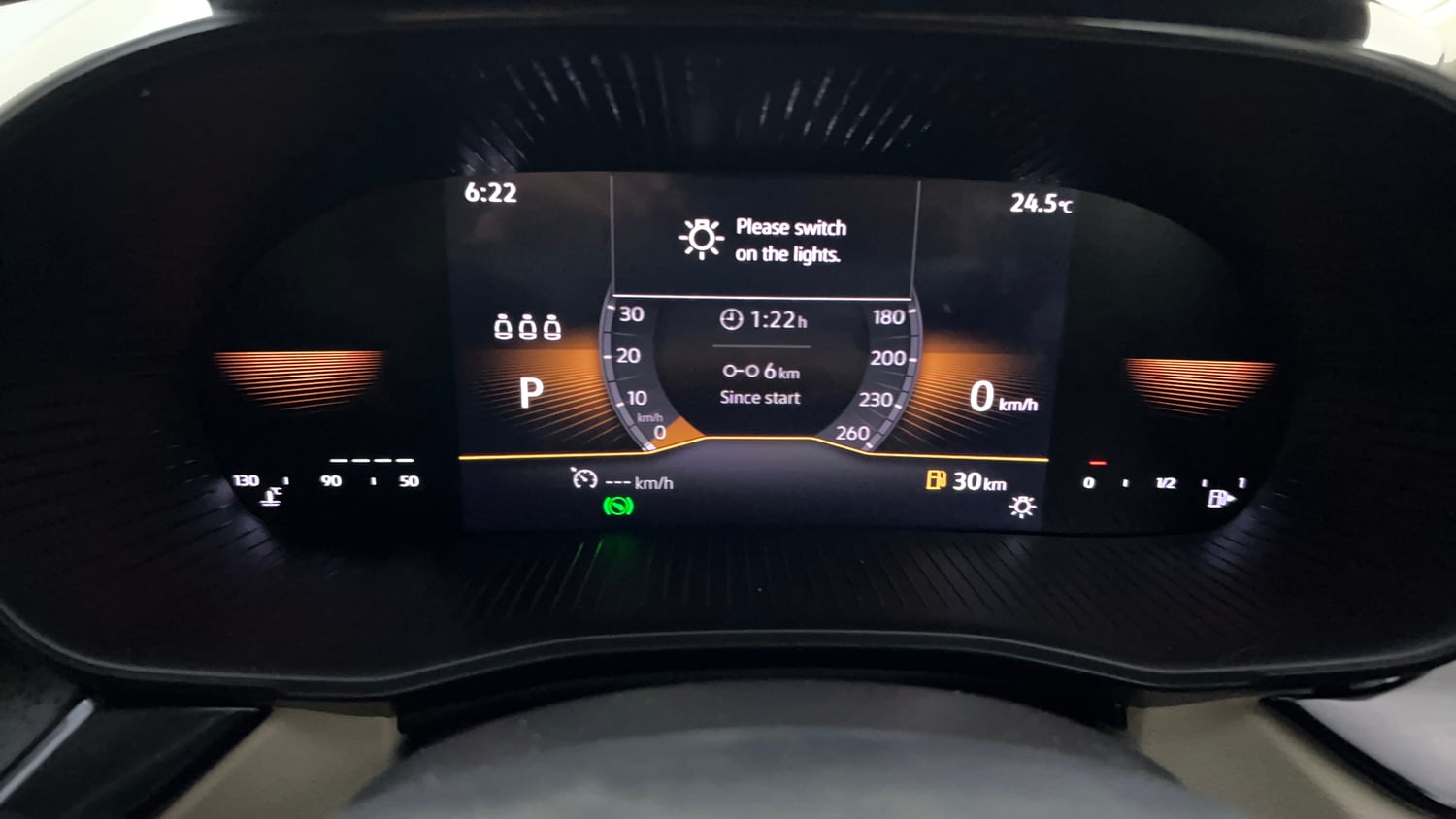 Used 2024 Skoda Slavia Style 1.5L TSI DSG Petrol Automatic interior CLUSTERMETER VIEW