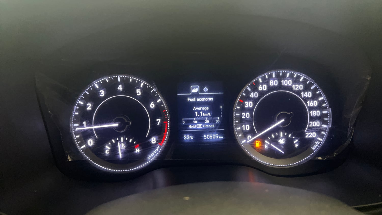 Used 2021 Hyundai Venue SX 1.0 Turbo Petrol Manual interior CLUSTERMETER VIEW