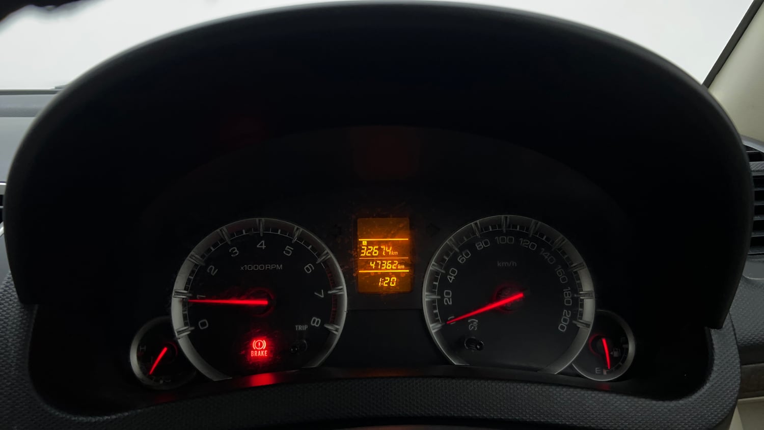 Used 2016 Maruti Suzuki Swift Dzire VXI (O) Petrol Manual interior CLUSTERMETER VIEW