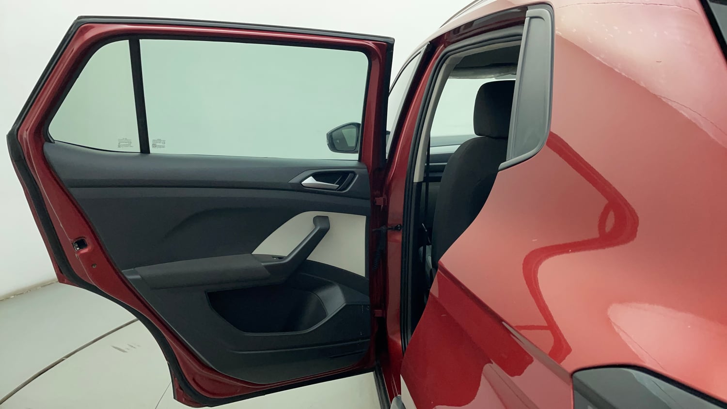 Used 2022 Volkswagen Taigun Highline 1.0 TSI MT Petrol Manual interior LEFT REAR DOOR OPEN VIEW