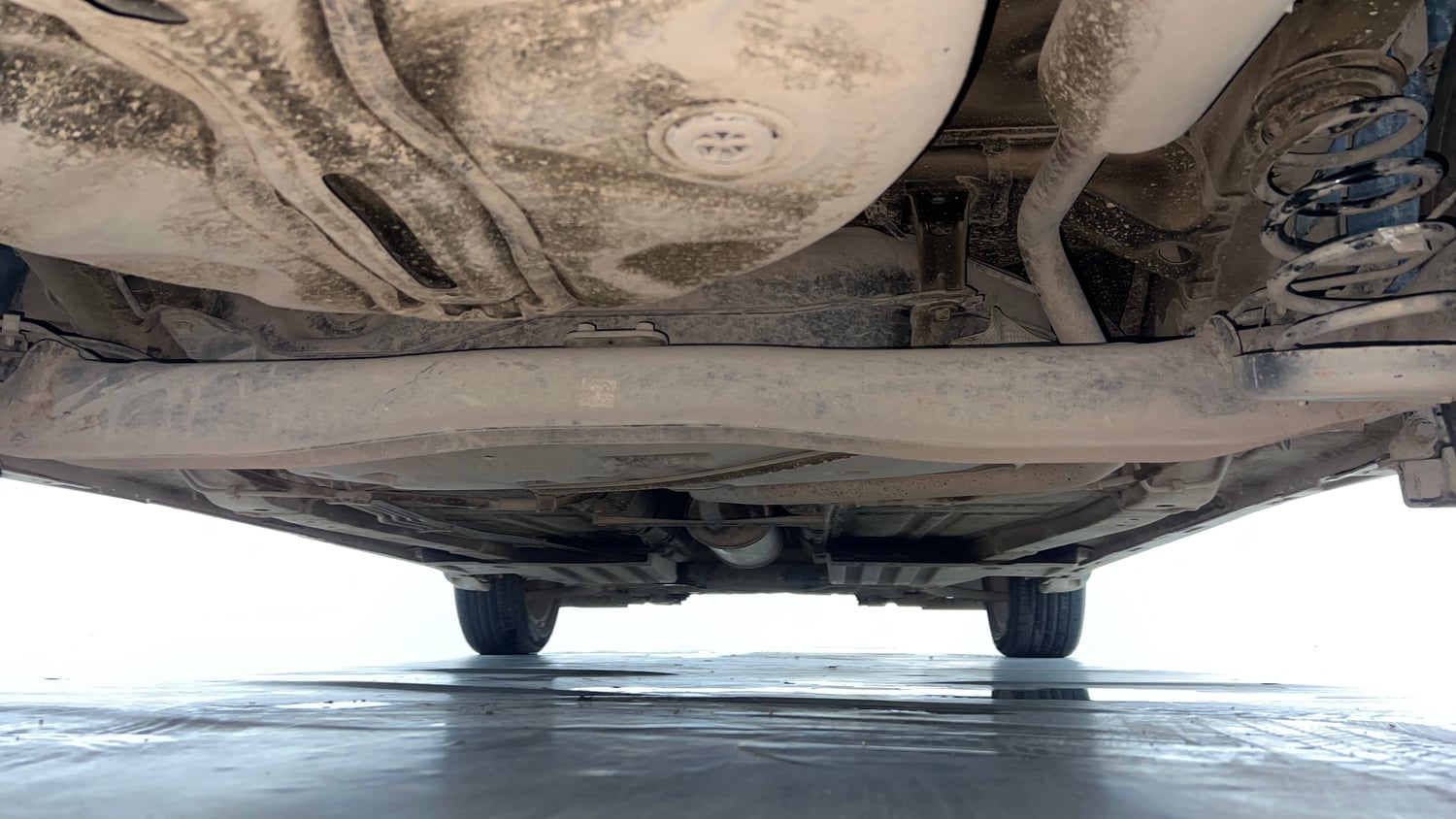 Used 2023 Maruti Suzuki Baleno Alpha MT Petrol Manual extra REAR UNDERBODY VIEW (TAKEN FROM REAR)