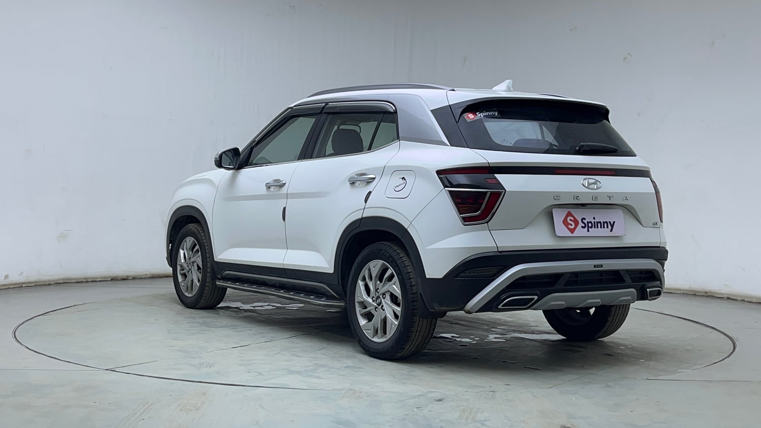 Used 2023 Hyundai Creta SX 1.5 Petrol Petrol Manual exterior LEFT REAR CORNER VIEW