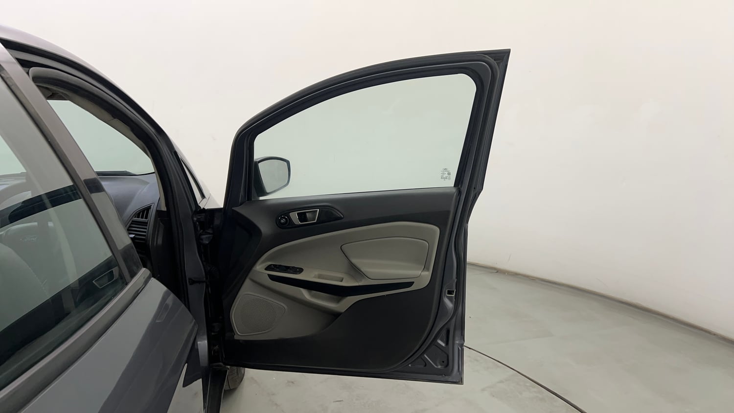 Used 2017 Ford EcoSport Trend 1.5L TDCi Diesel Manual interior RIGHT FRONT DOOR OPEN VIEW