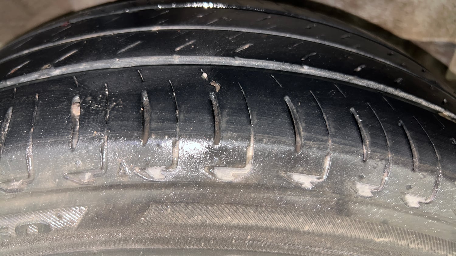 Used 2021 Honda City ZX CVT Petrol Petrol Automatic tyres RIGHT REAR TYRE TREAD VIEW