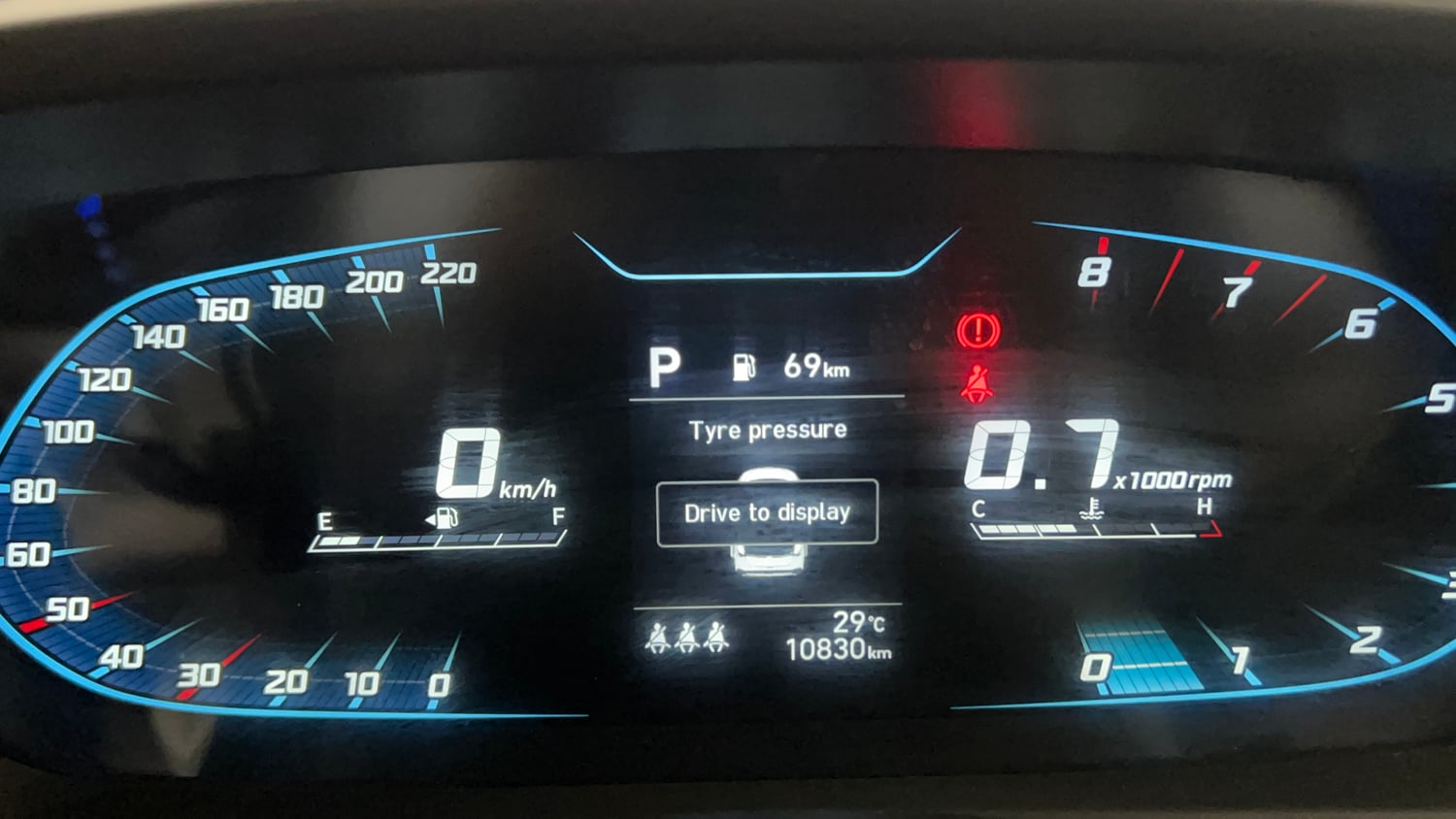 Used 2025 Hyundai New i20 Asta (O) 1.2 IVT Petrol Automatic interior CLUSTERMETER VIEW