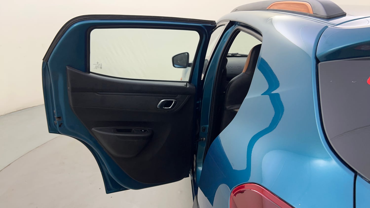 Used 2019 Renault Kwid CLIMBER 1.0 Opt Petrol Manual interior LEFT REAR DOOR OPEN VIEW