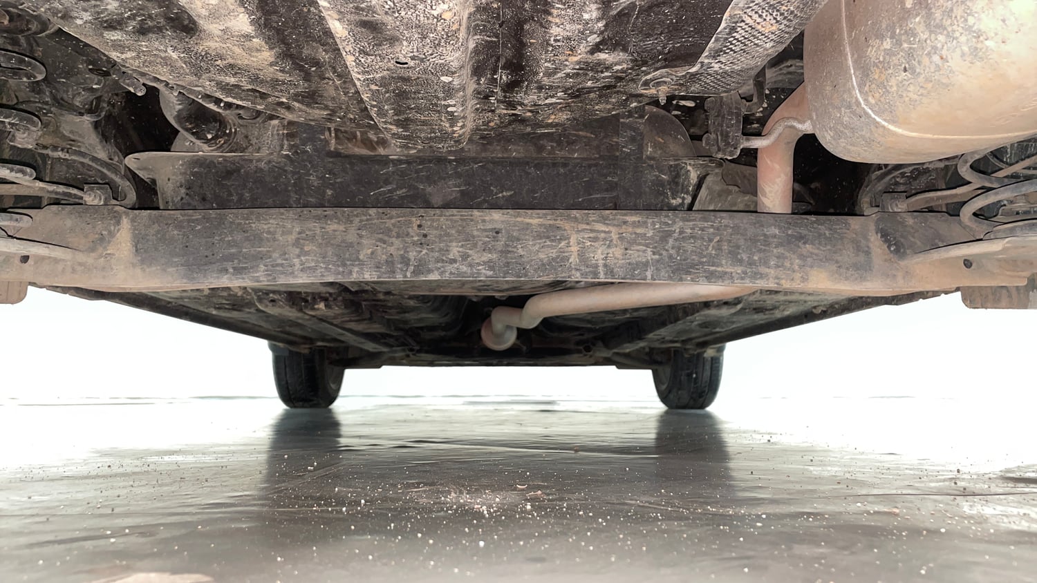 Used 2023 Hyundai Grand i10 Nios Magna 1.2 Kappa VTVT Petrol Manual extra REAR UNDERBODY VIEW (TAKEN FROM REAR)