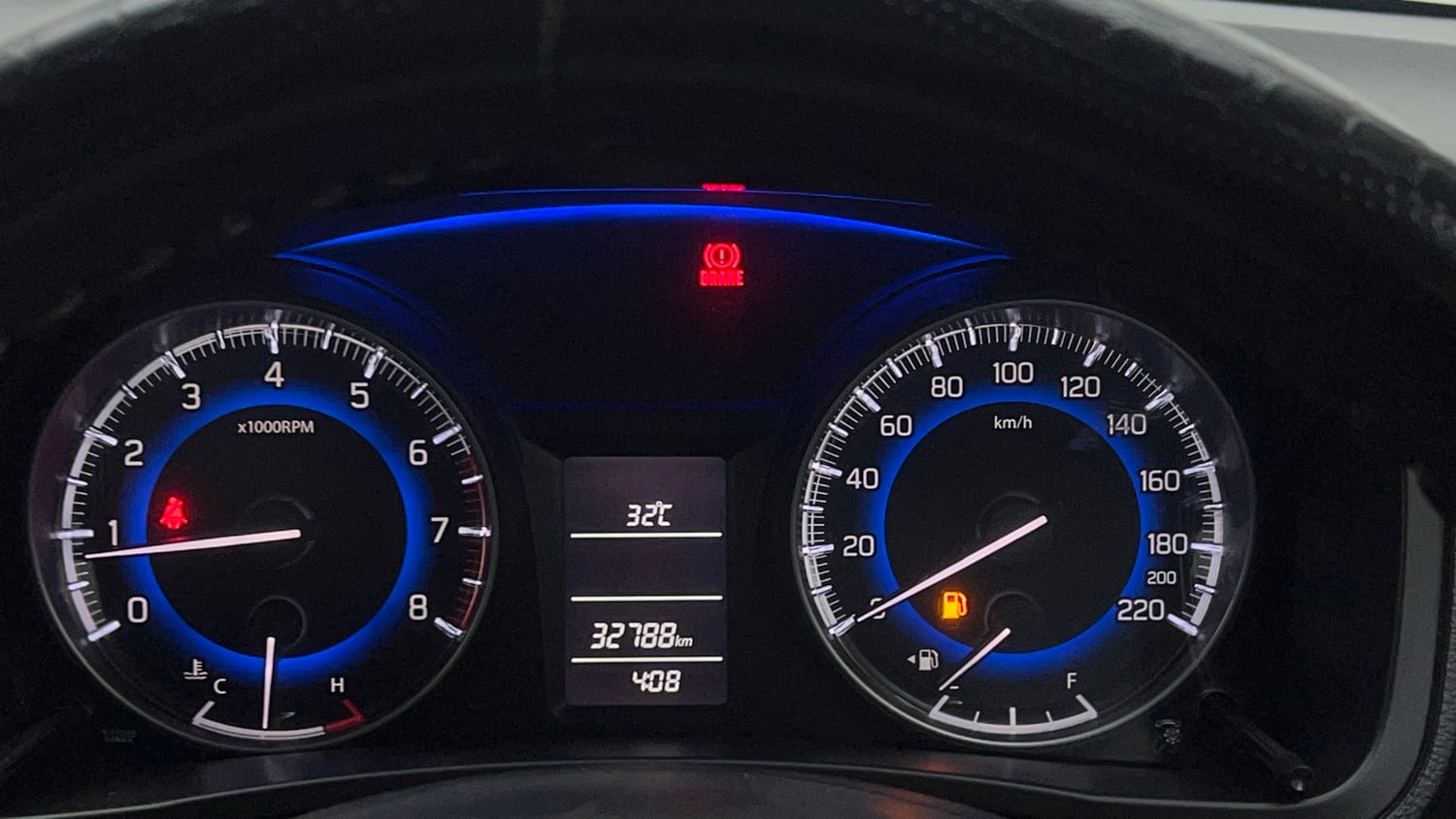 Used 2018 Maruti Suzuki Baleno Delta 1.2 Petrol Manual interior CLUSTERMETER VIEW