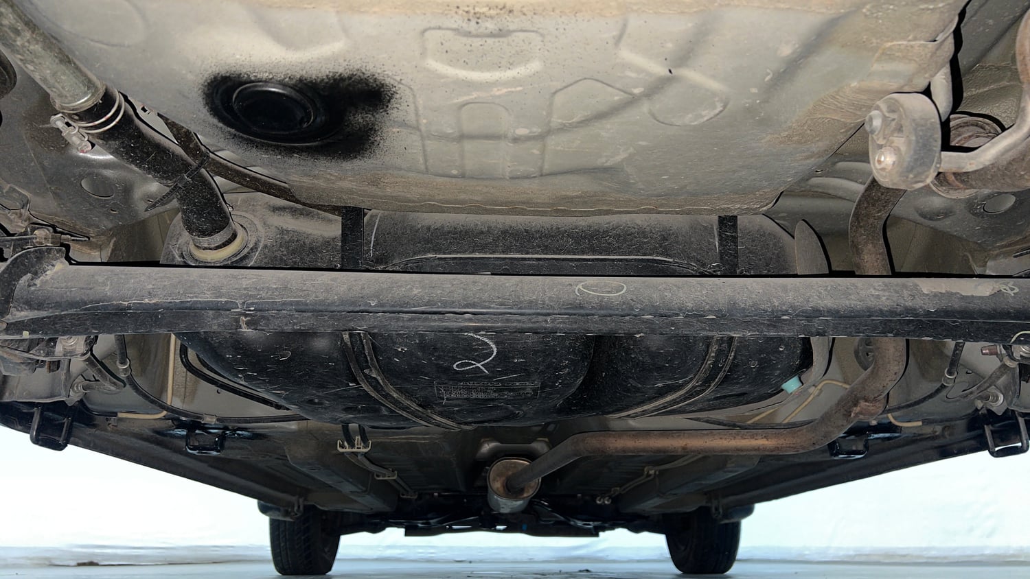 Used 2018 Maruti Suzuki Celerio ZXi (O) AMT Petrol Automatic extra REAR UNDERBODY VIEW (TAKEN FROM REAR)