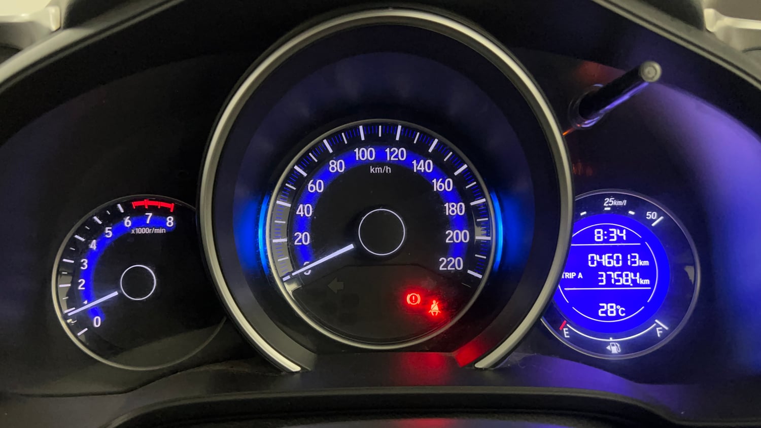 Used 2016 Honda Jazz VX Petrol Petrol Manual interior CLUSTERMETER VIEW