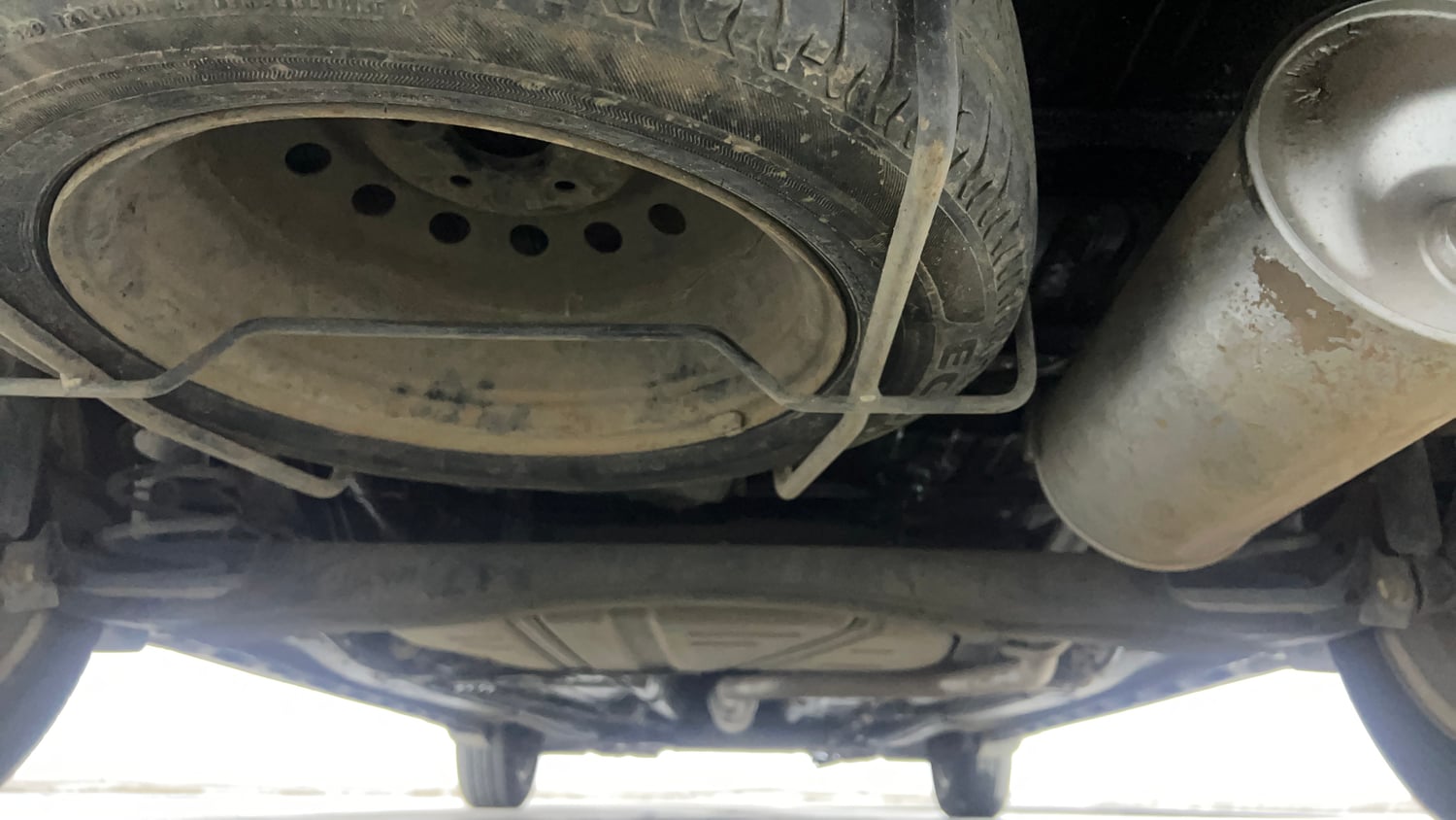 Used 2022 Maruti Suzuki XL6 Alpha AT Petrol Petrol Automatic extra REAR UNDERBODY VIEW (TAKEN FROM REAR)