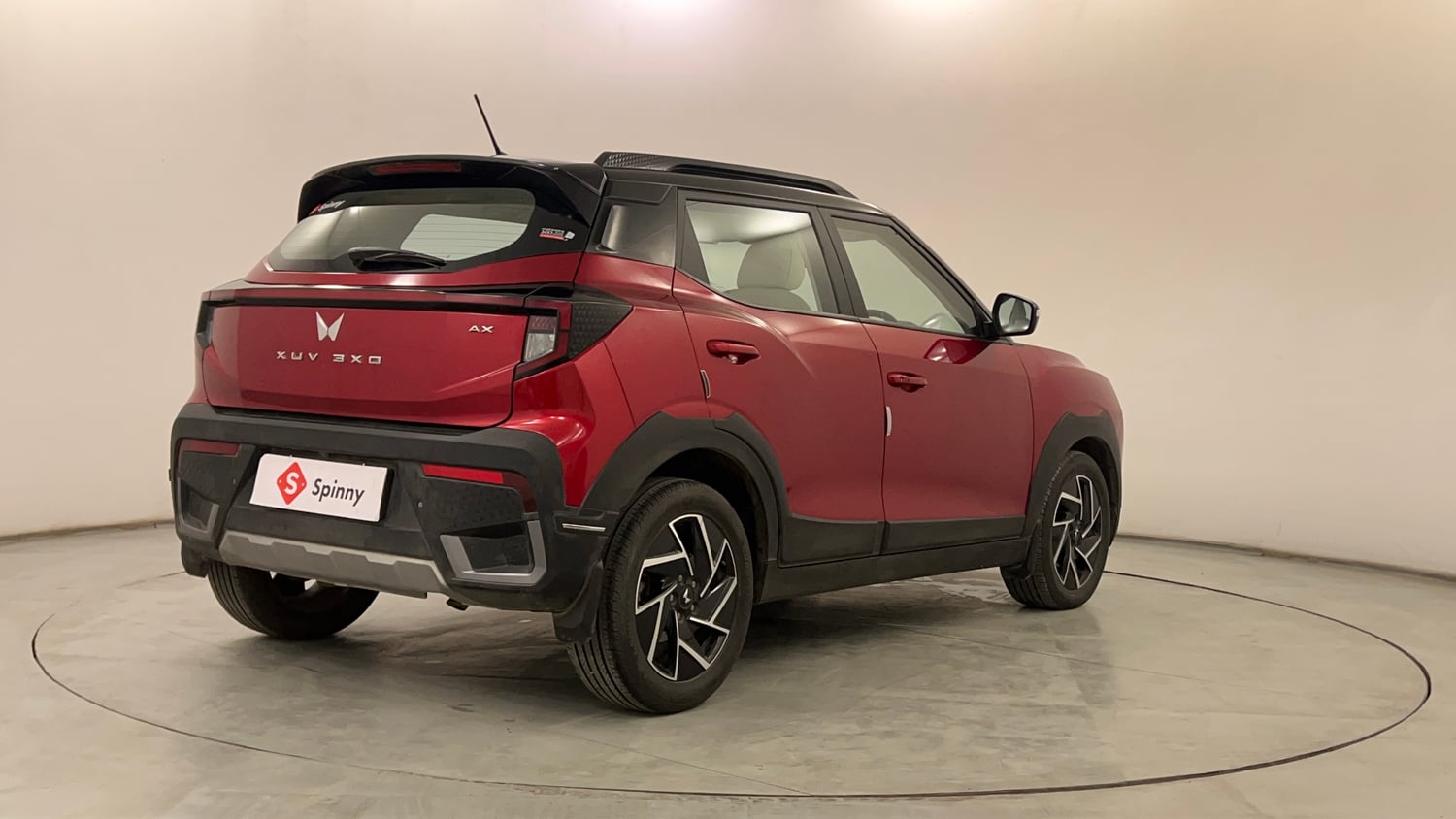 Used 2024 Mahindra XUV 3XO AX7 1.2 Petrol AT Petrol Automatic exterior RIGHT REAR CORNER VIEW