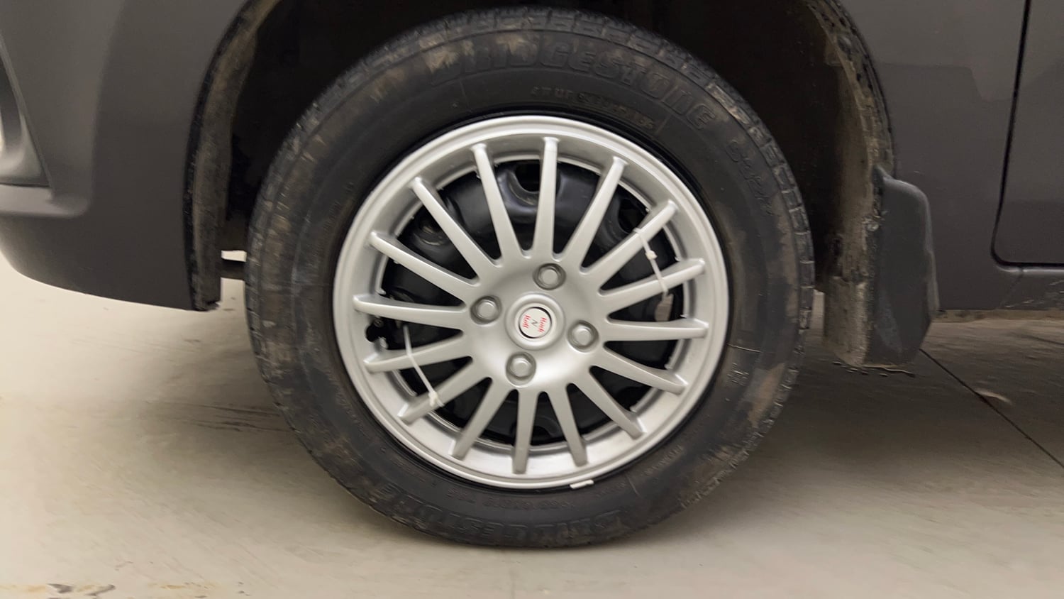 Used 2016 Maruti Suzuki Alto K10 VXi AMT Petrol Automatic tyres LEFT FRONT TYRE RIM VIEW