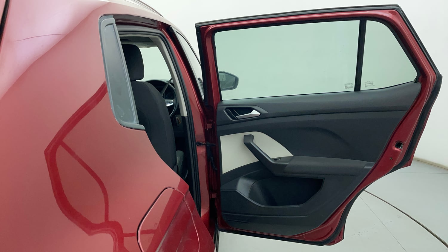 Used 2022 Volkswagen Taigun Highline 1.0 TSI MT Petrol Manual interior RIGHT REAR DOOR OPEN VIEW