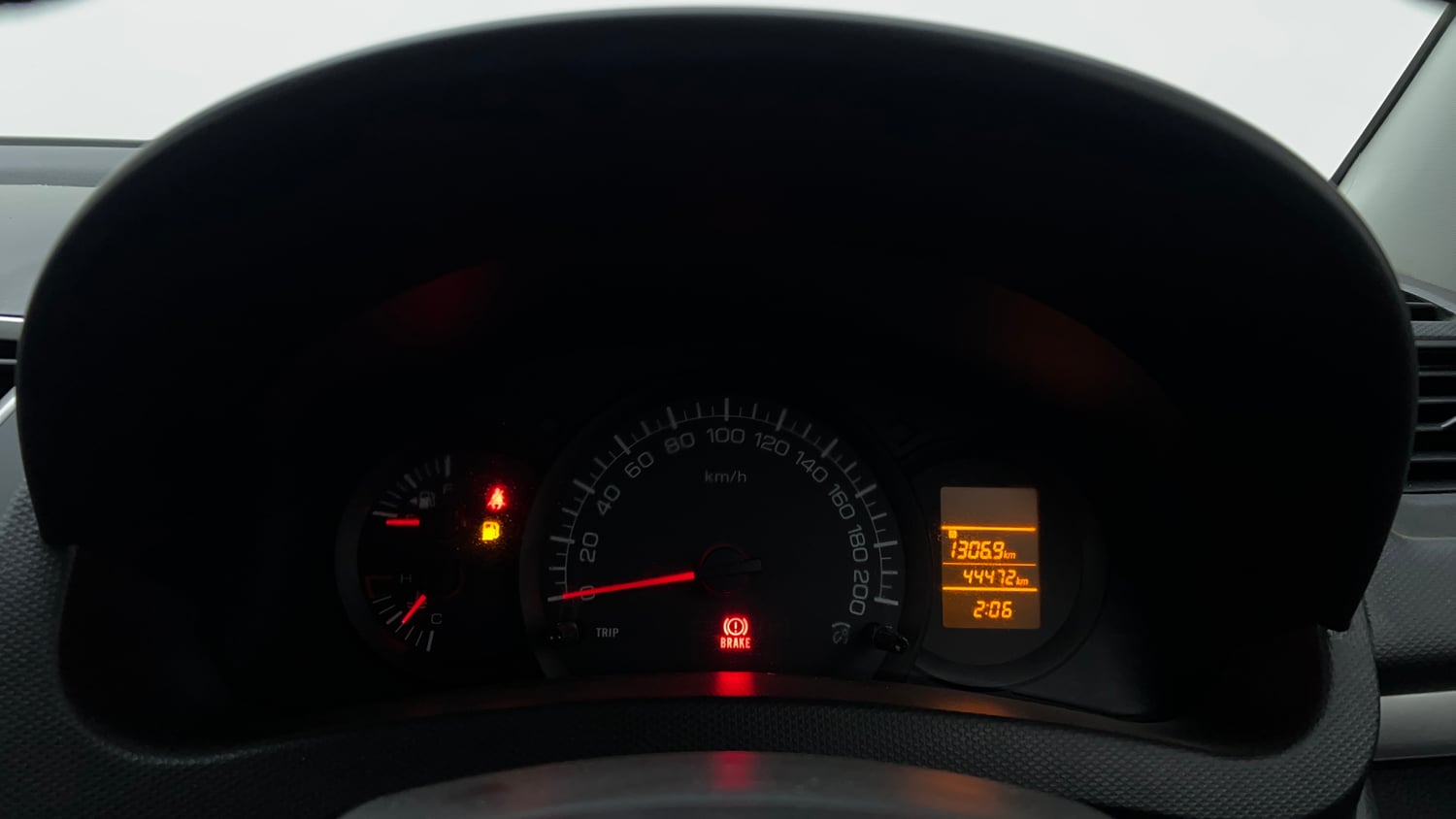 Used 2017 Maruti Suzuki Swift Lxi (O) Petrol Manual interior CLUSTERMETER VIEW