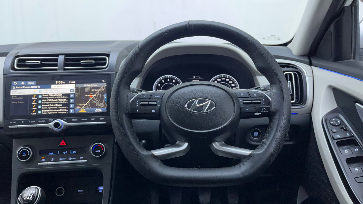 Used 2023 Hyundai Creta SX 1.5 Petrol Petrol Manual interior STEERING VIEW