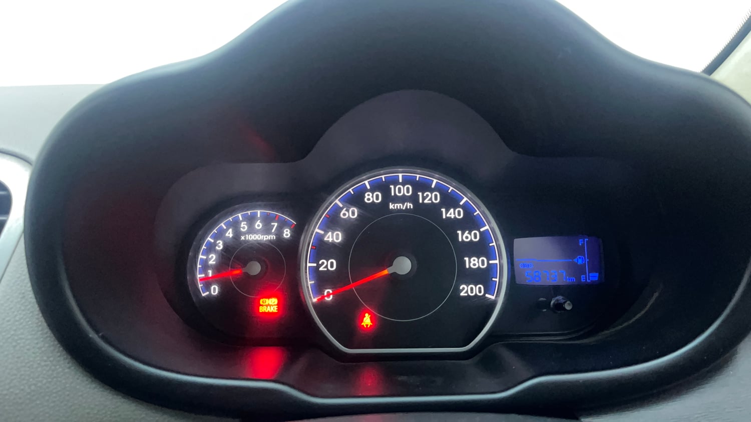 Used 2012 Hyundai i10 Sportz 1.2 Kappa2 Petrol Manual interior CLUSTERMETER VIEW