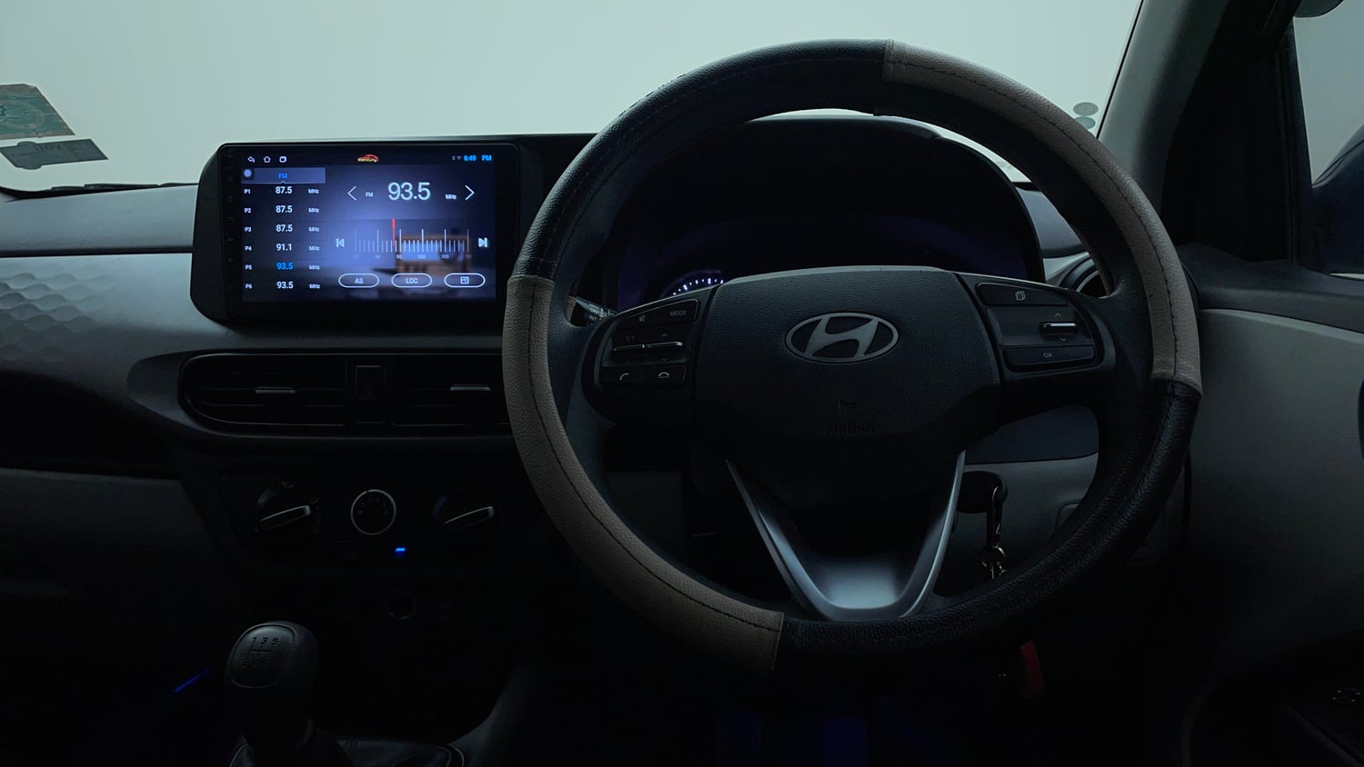 Used 2023 Hyundai Grand i10 Nios Magna 1.2 Kappa VTVT Petrol Manual interior STEERING VIEW