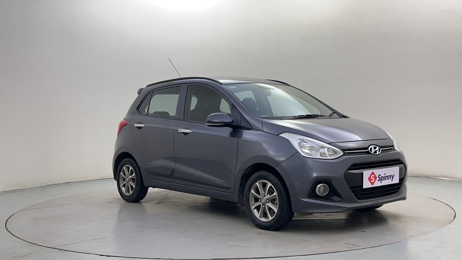 Used 2015 Hyundai Grand i10 Asta 1.2 Kappa VTVT Petrol Manual exterior RIGHT FRONT CORNER VIEW