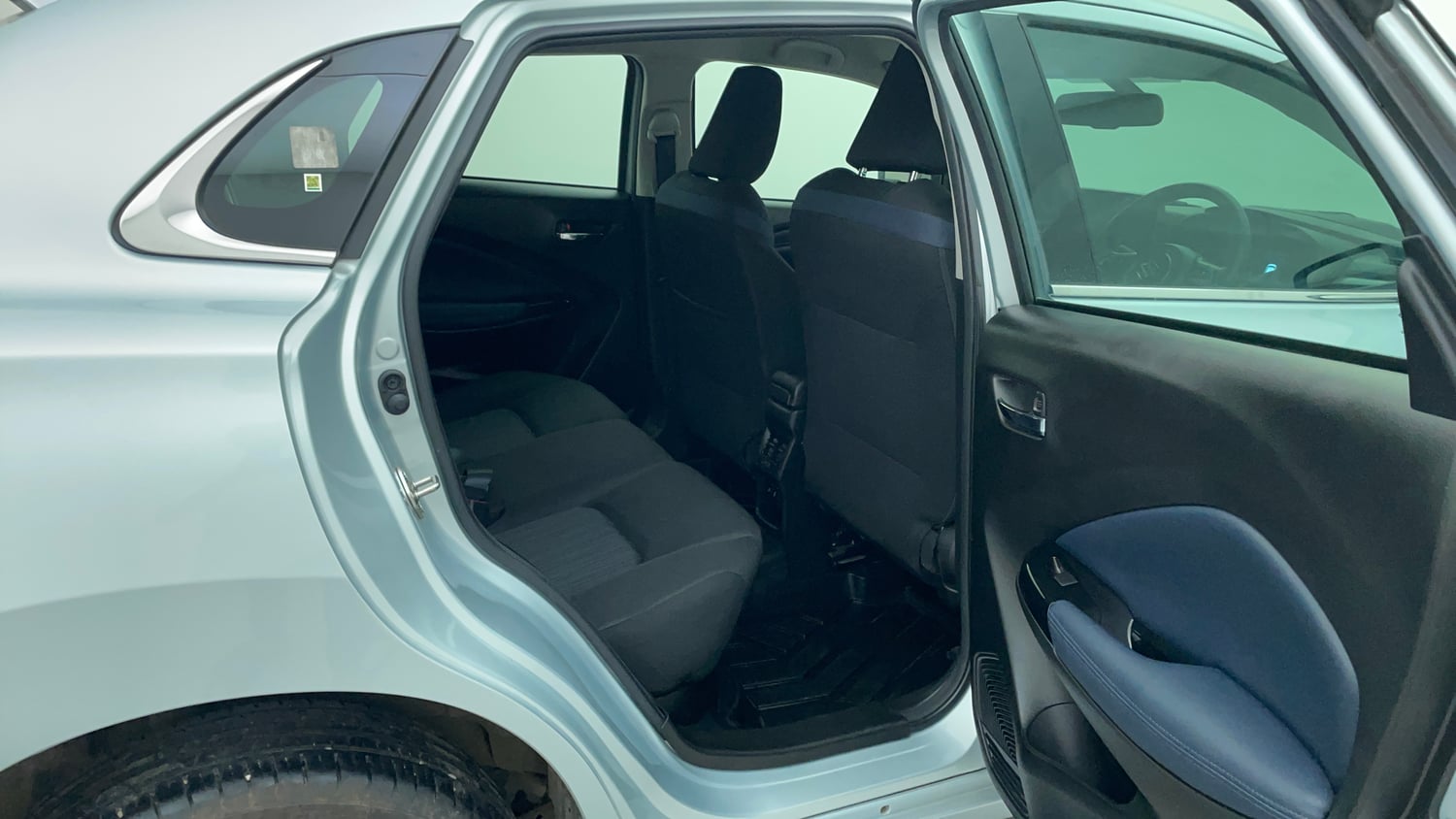Used 2023 Maruti Suzuki Baleno Alpha AGS Petrol Automatic interior RIGHT SIDE REAR DOOR CABIN VIEW