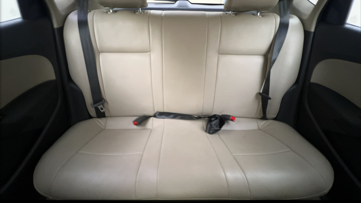 Used 2014 Volkswagen Polo Highline1.2L (P) Petrol Manual interior REAR SEAT CONDITION VIEW