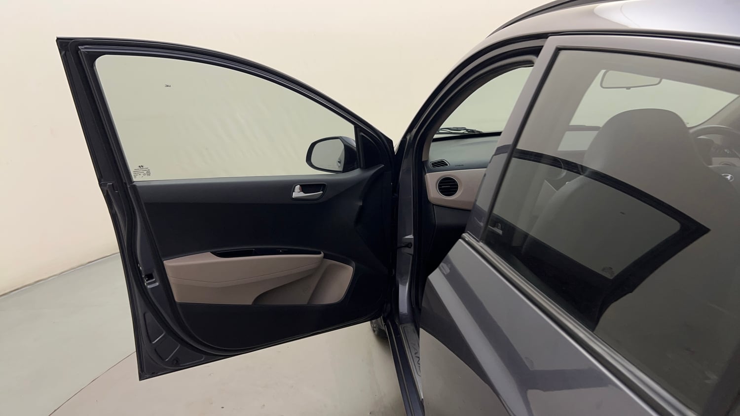 Used 2015 Hyundai Grand i10 Asta 1.2 Kappa VTVT Petrol Manual interior LEFT FRONT DOOR OPEN VIEW