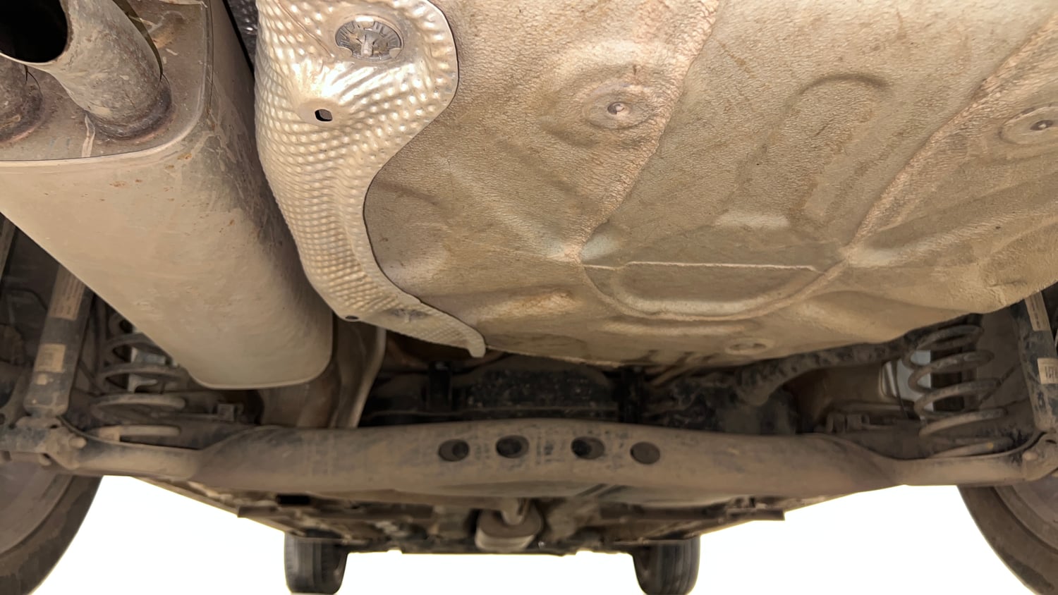 Used 2024 Skoda Slavia Style 1.5L TSI DSG Petrol Automatic extra REAR UNDERBODY VIEW (TAKEN FROM REAR)