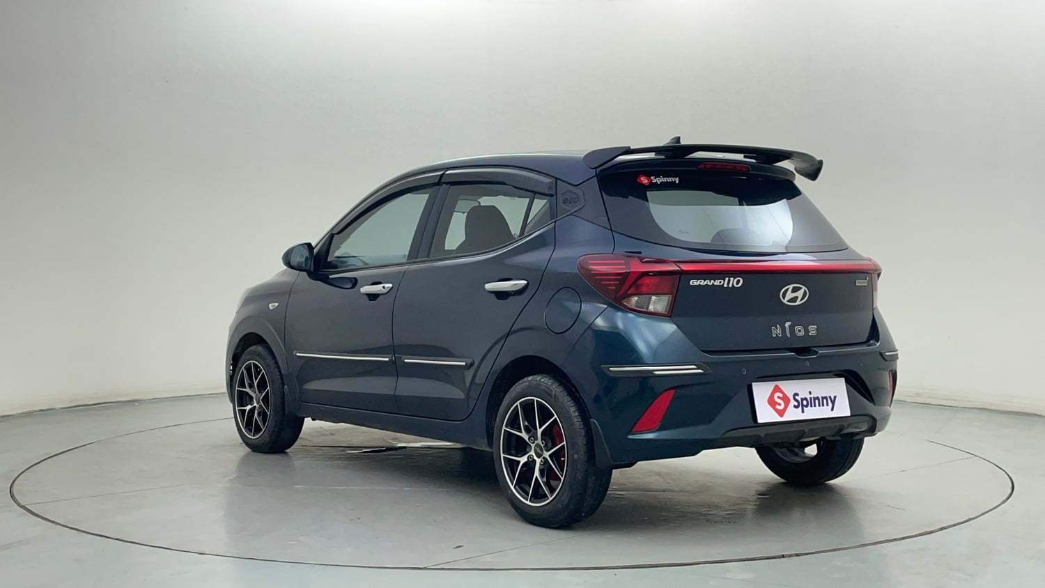 Used 2023 Hyundai Grand i10 Nios Magna 1.2 Kappa VTVT Petrol Manual exterior LEFT REAR CORNER VIEW